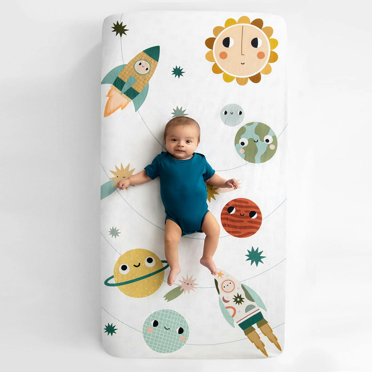 Space Explorer Standard Crib Sheet
