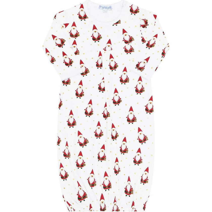 Santa Print Gown