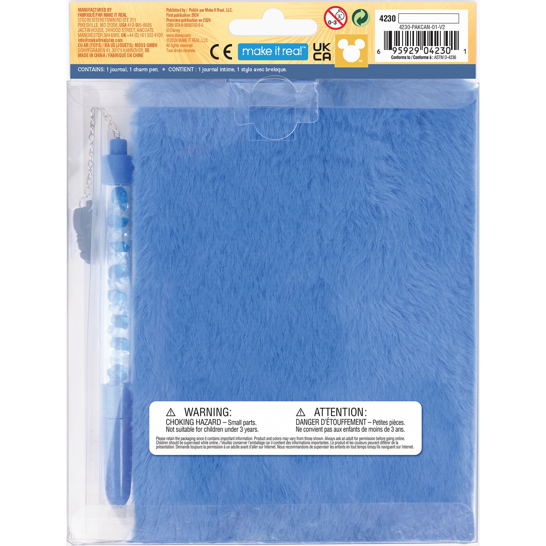 Journal & Pen: Fuzzy Cool Vibes Stitch