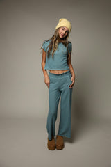 Smocked Waistband Pant
