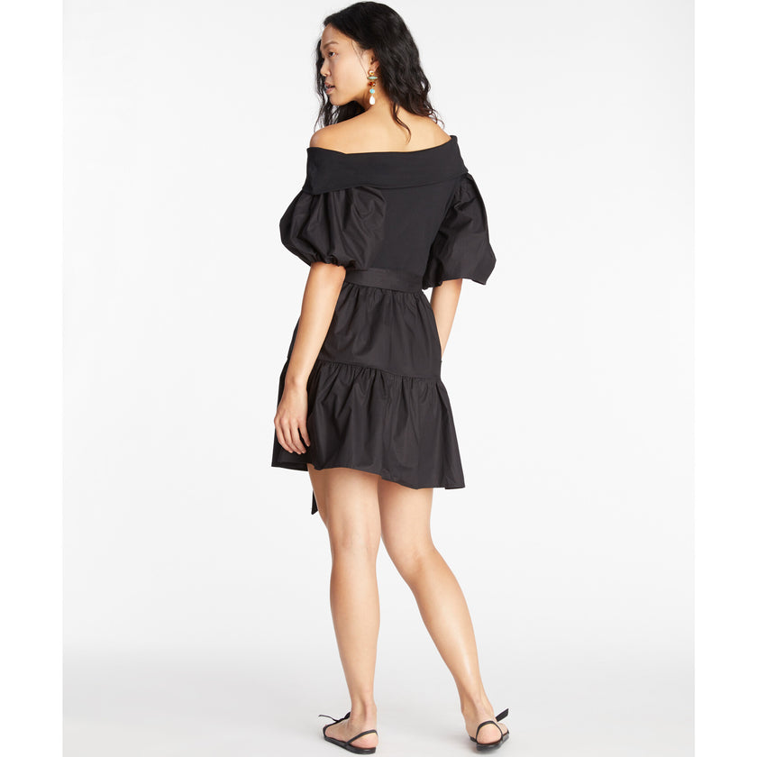 Women's Short Georgia Dress, Black