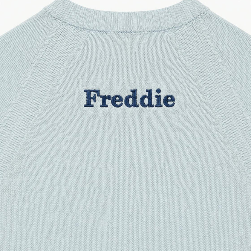 Baby Teddy Embroidered Cardigan
