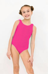 Girls Crinkle One Piece Swimsuit – Lipstick Pink