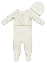 Footie, Cardigan & Hat Set