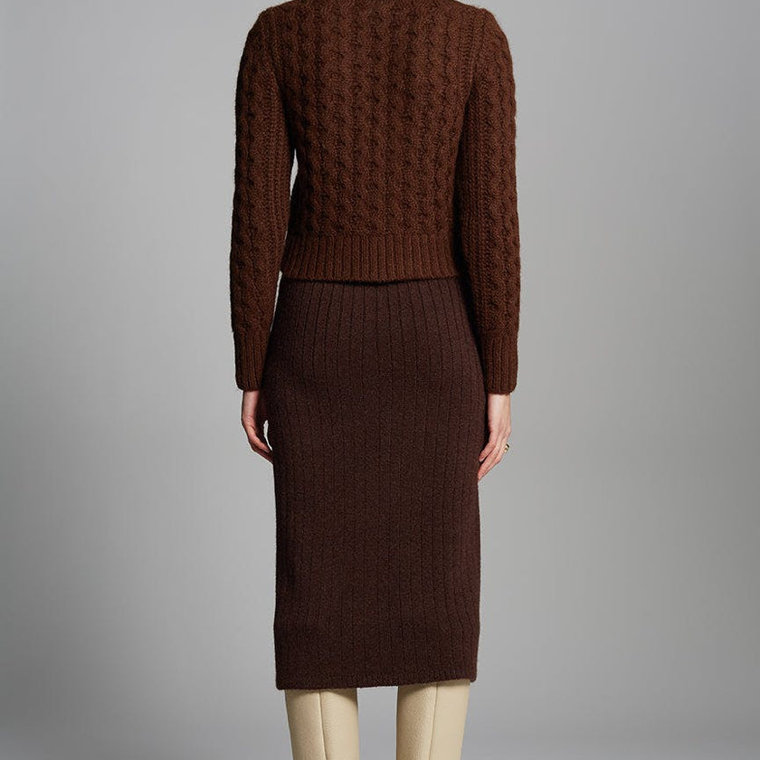 AMARA SWEATER | ESPRESSO