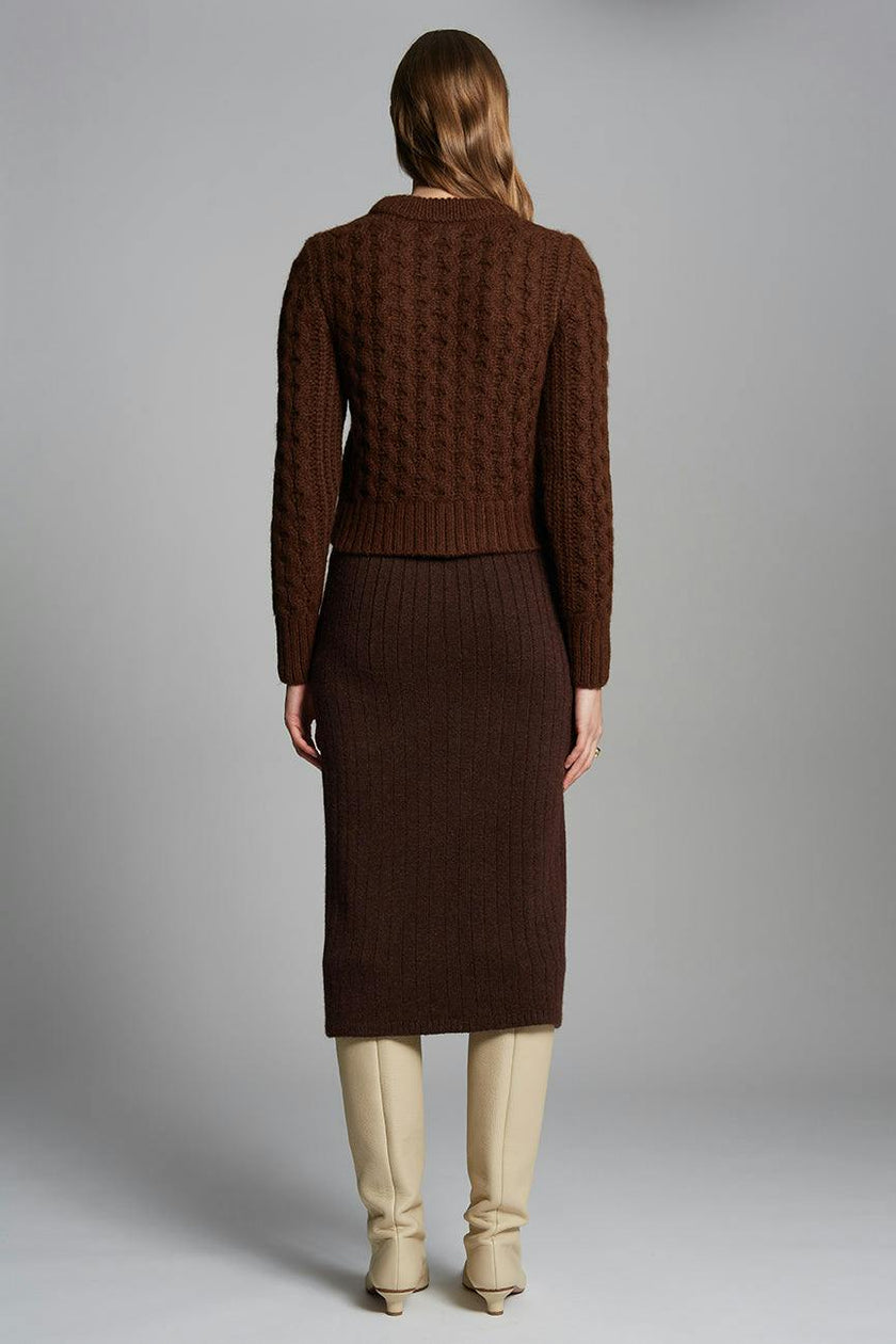 AMARA SWEATER | ESPRESSO