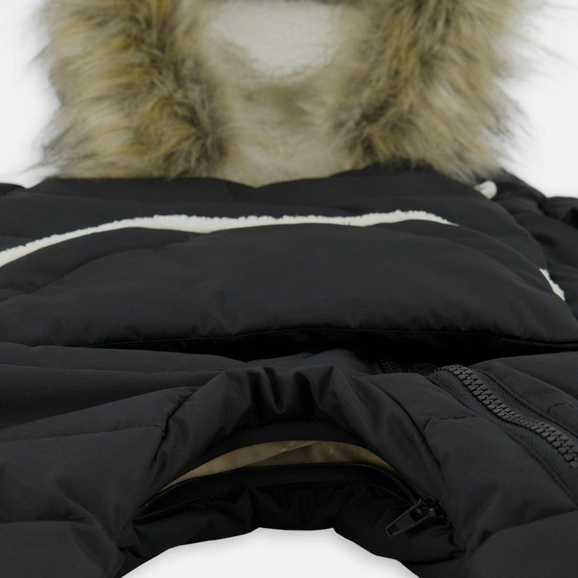 One-Piece Baby Snug Snowsuit Designed for Car Seat