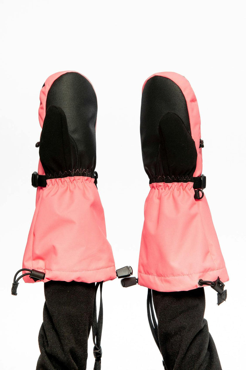 Teknik Winter Mittens Neon Coral