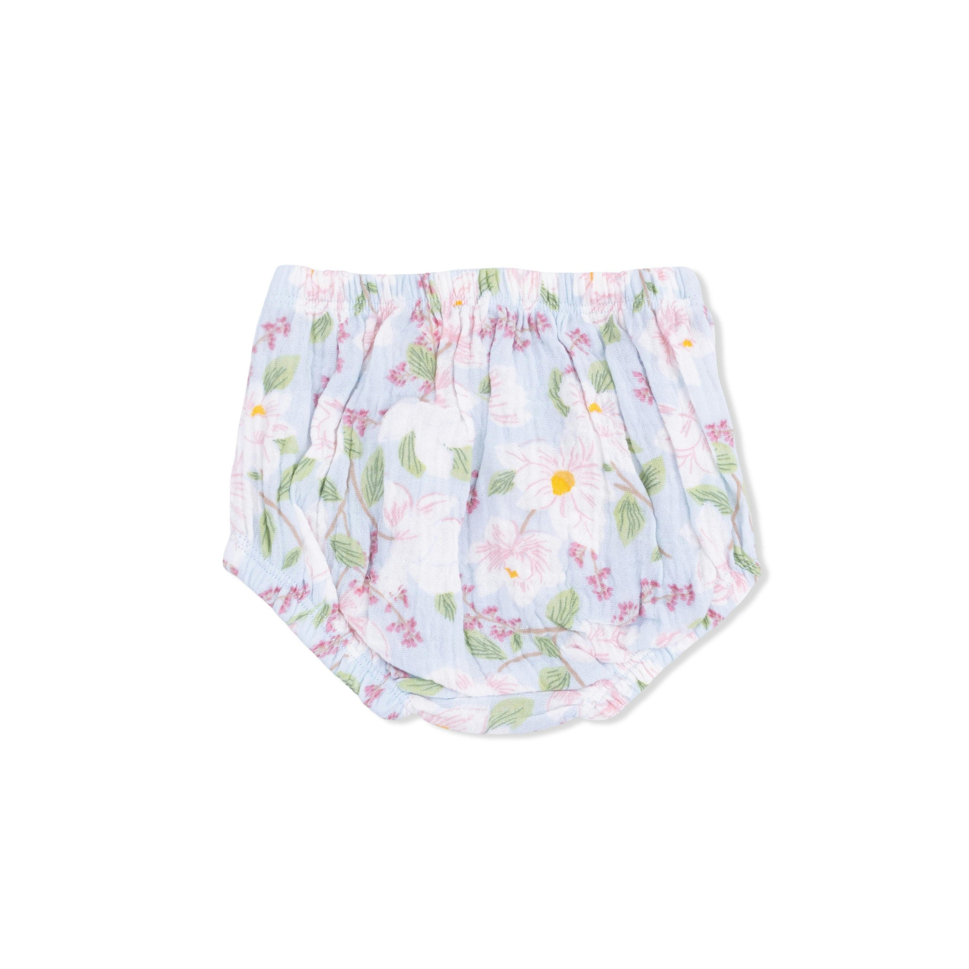 Magnolias - Paperbag Ruffle Sundress with Bloomer