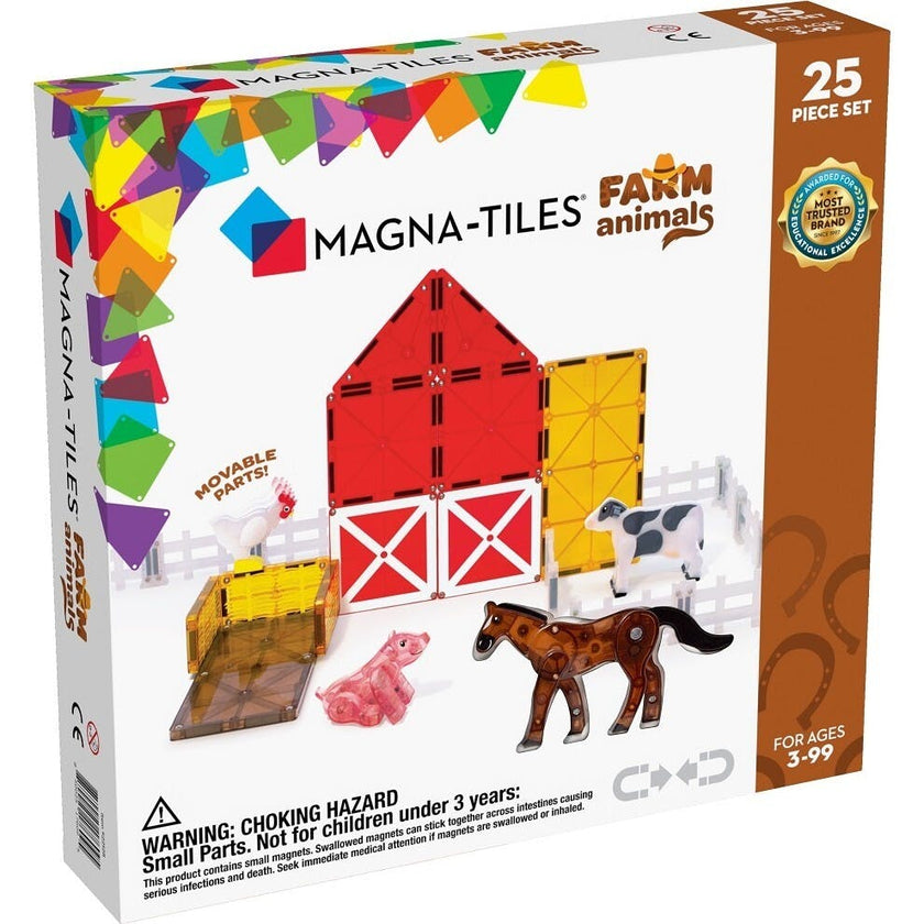 Magna-Tiles Farm Animals 25pc Set