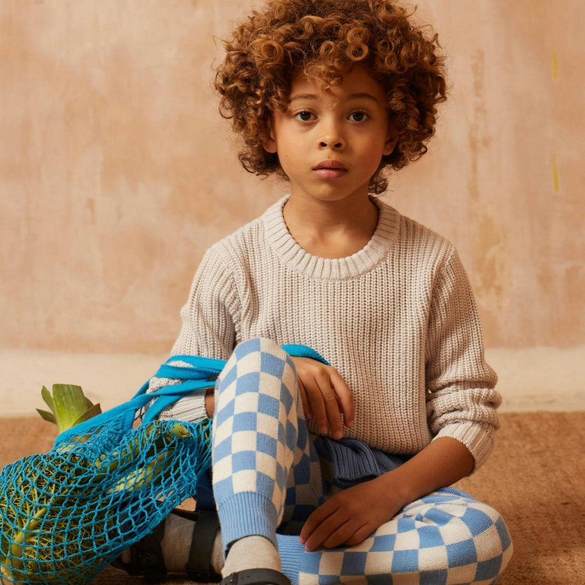 Classic Fisherman Jumper | Chalk