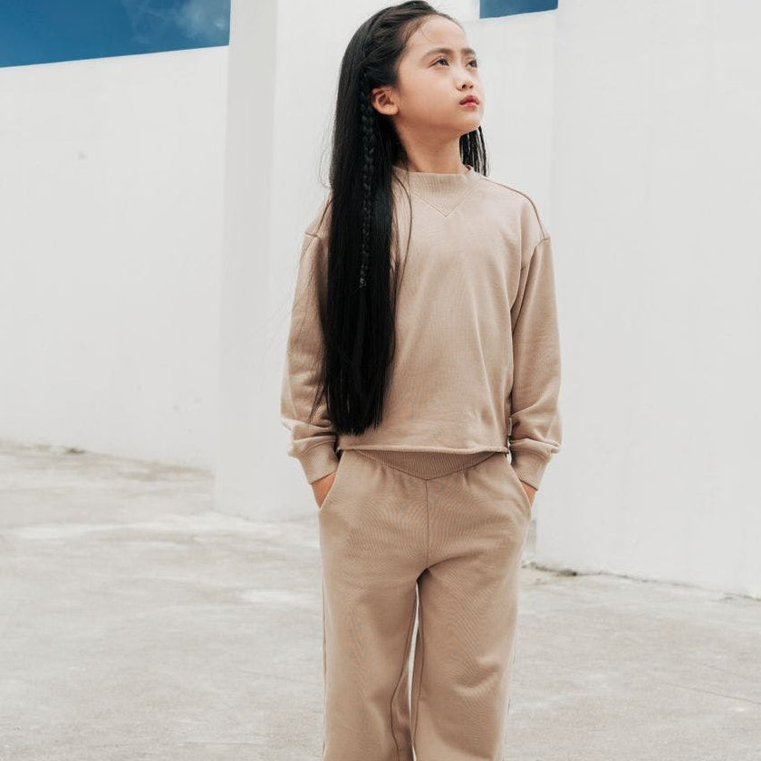 Organic Cotton Cropped Sweatshirt