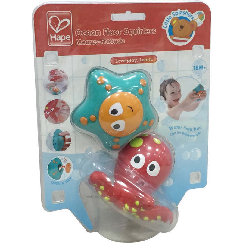 Hape: Ocean Floor Squirters&nbsp;- 2pc Bath Toy Set