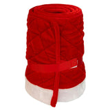 Kurt Adler luxurious 10 x24-Inch Quilted Red Velvet Tree Collar