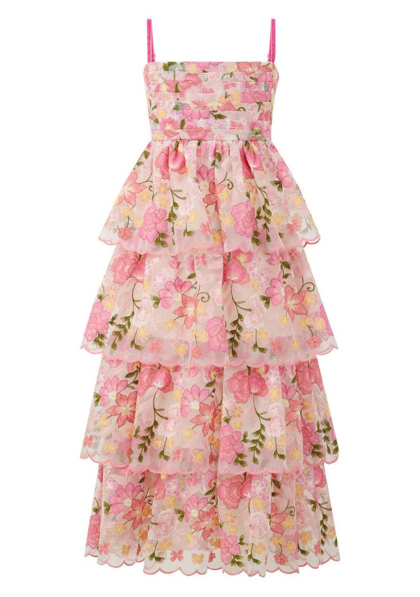 Avery Embroidered Maxi Dress
