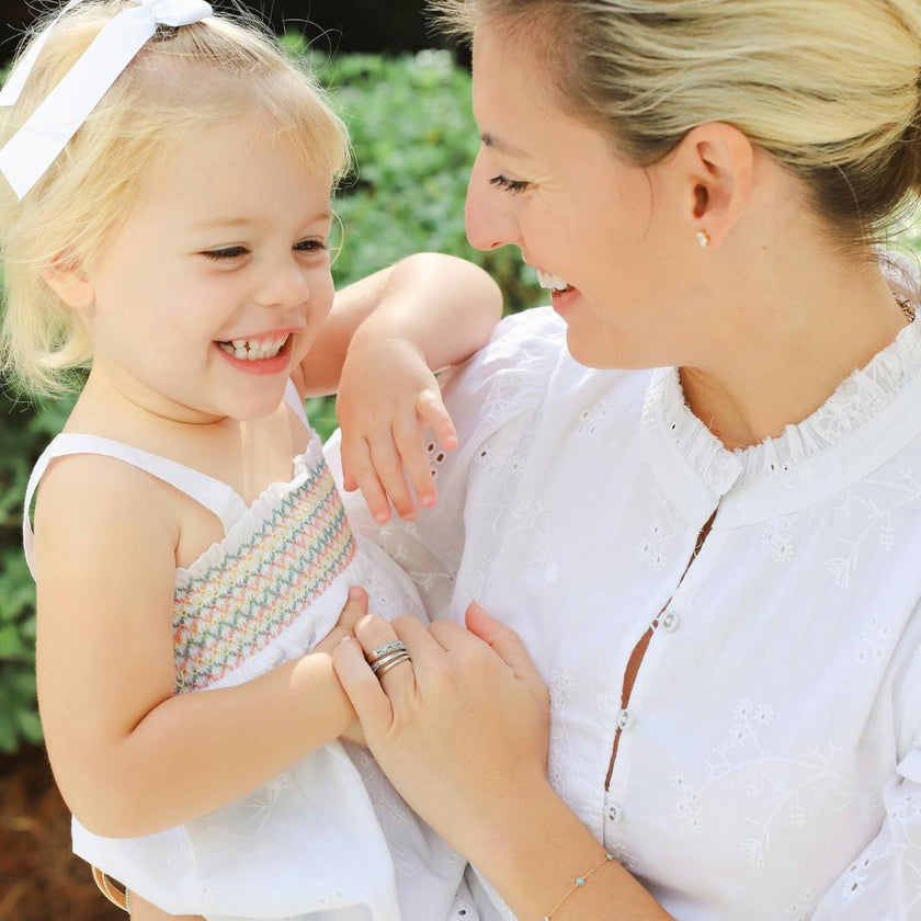 Rosie Dress in White Alyssum