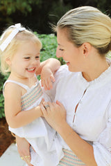 Rosie Dress in White Alyssum