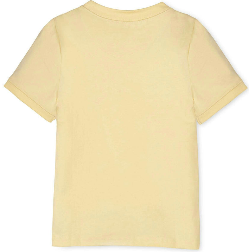 Organic Short Sleeve Henley Tee, Yellow