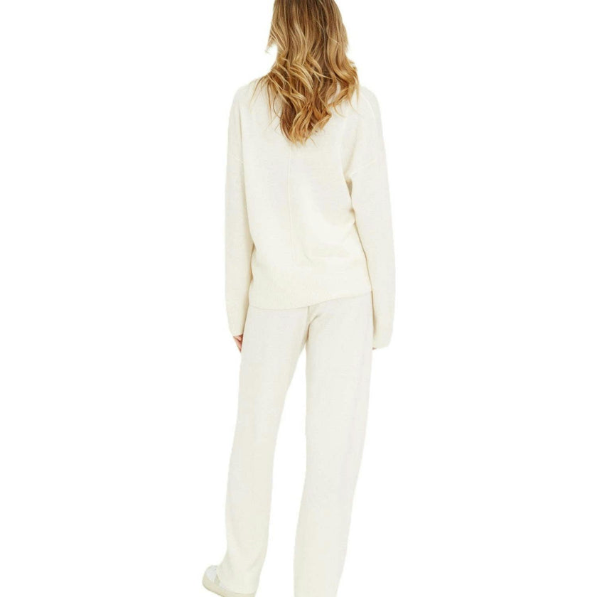 V Neck Wool Cashmere Slouchy Lightweight Sweater