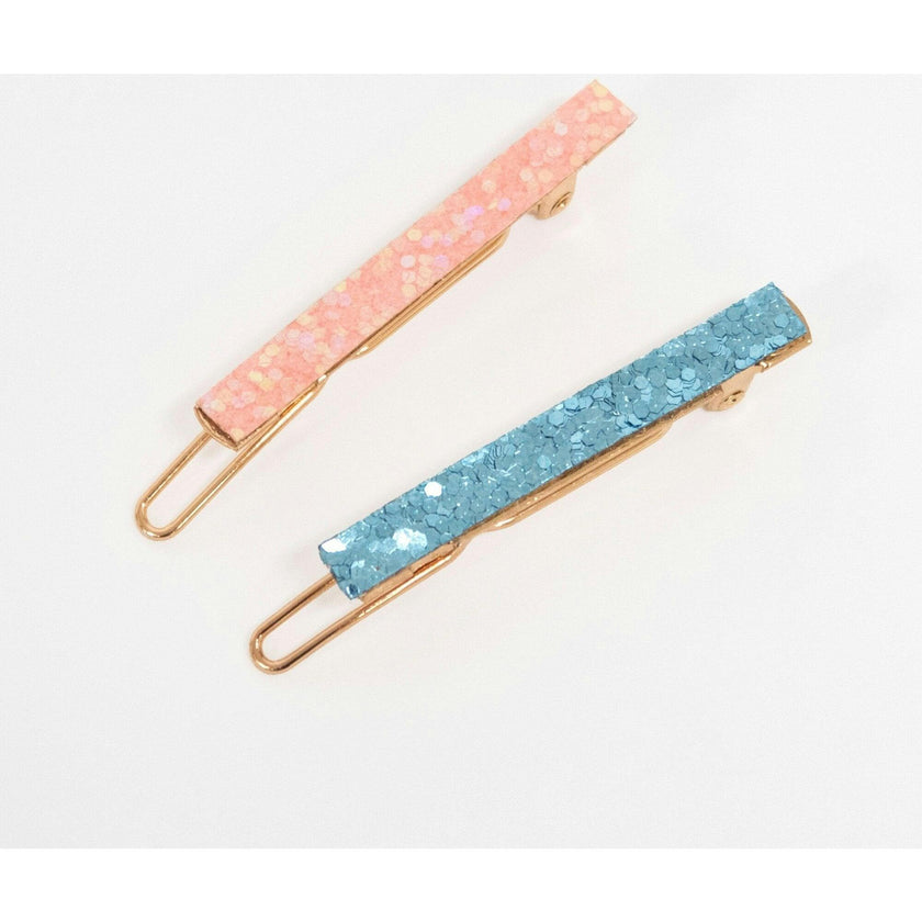 Archived Glitter Rainbow Hair Clips