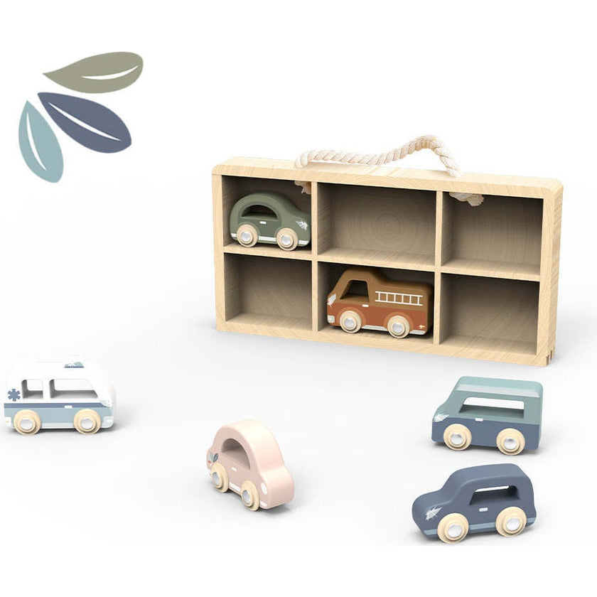 Car Display case w/ 6 vehicles