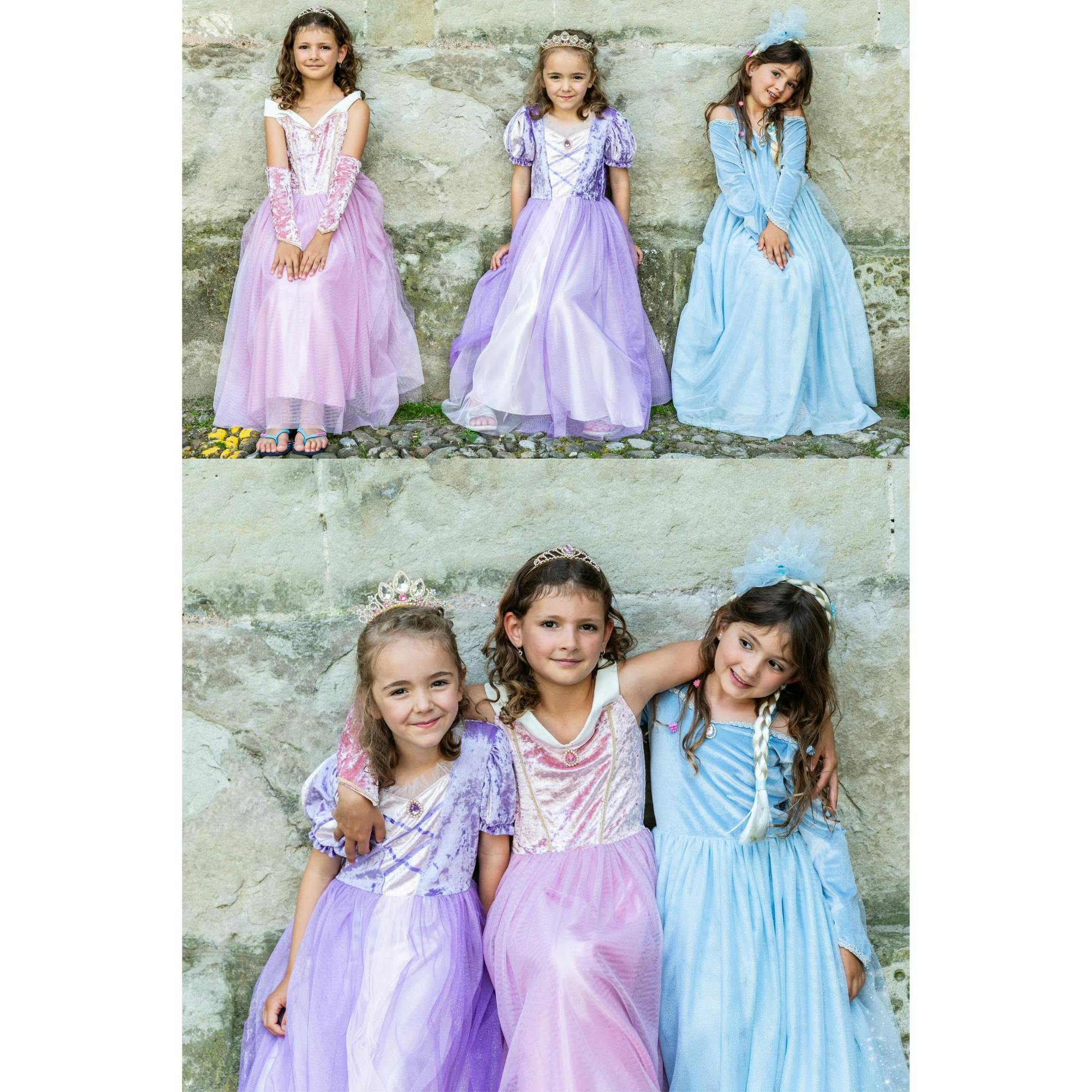 The Velvety Soft Deluxe Princess Gowns 4pc Bundle