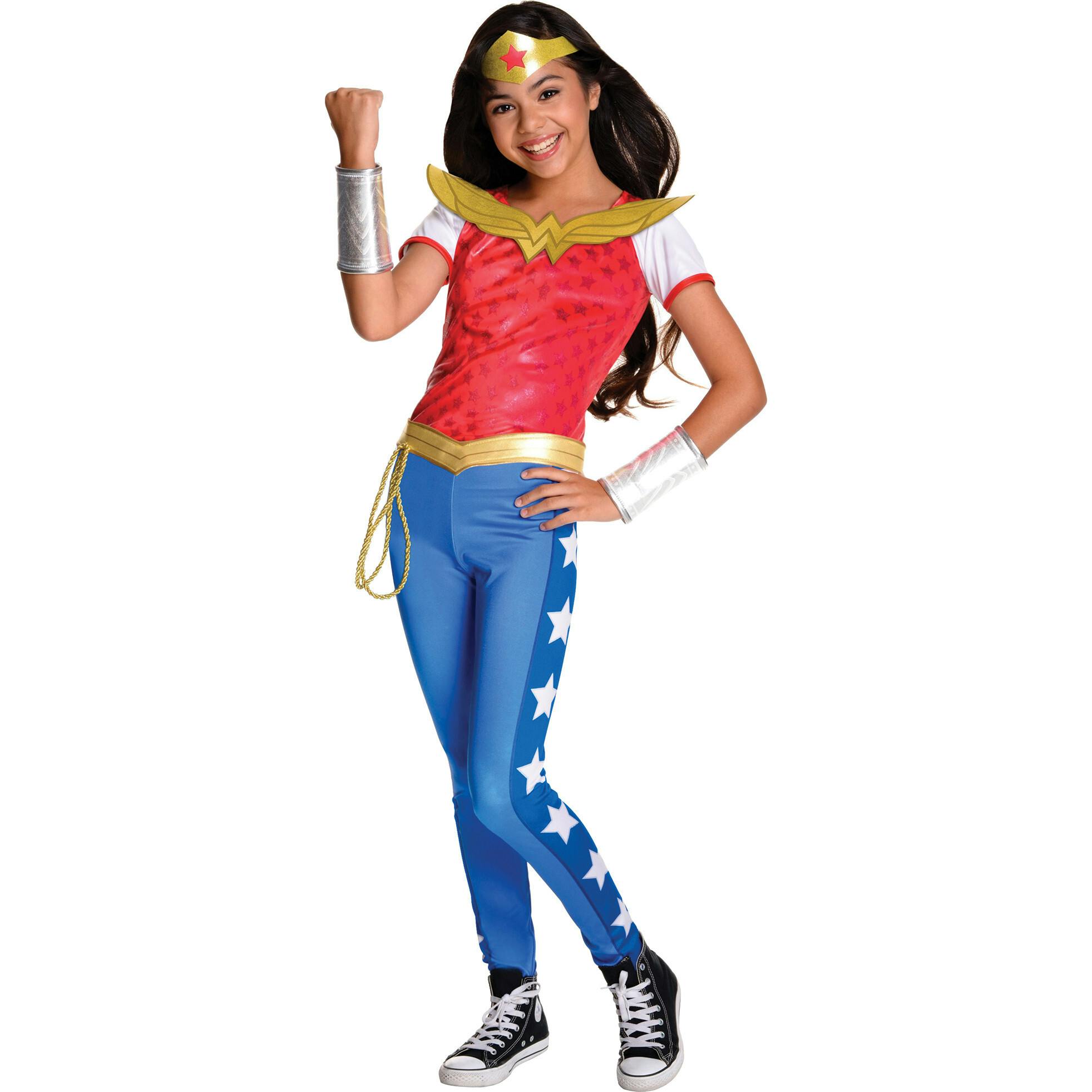 Girls' DC Super Hero Girls Wonder Woman Costume - Deluxe
