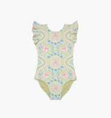 The Baby Rosie Swimsuit - Sea Scroll