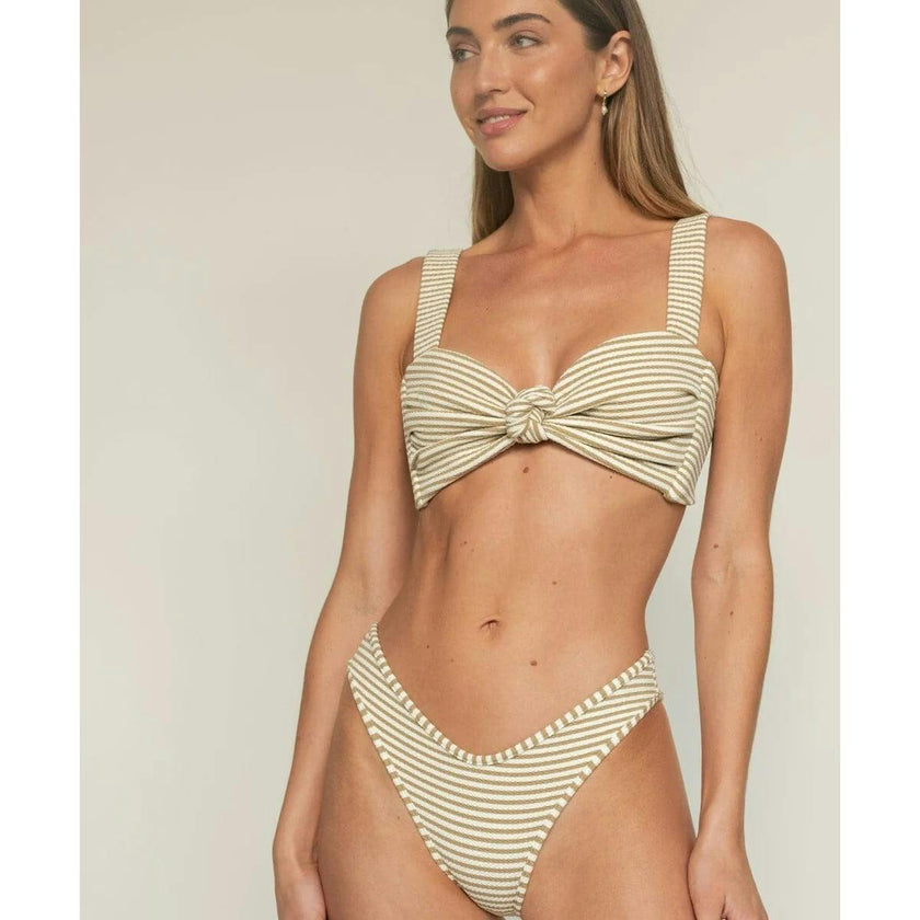 Women's Lulu Striped Bikini Bottom