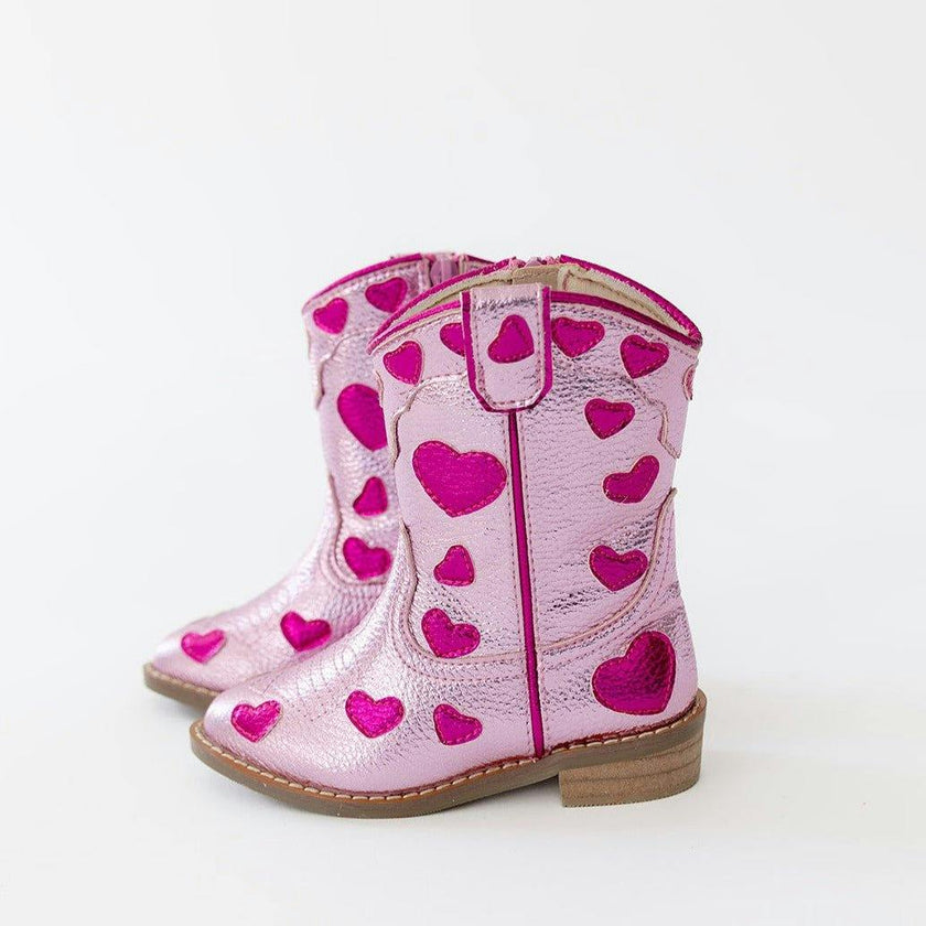 Cowgirl Lovestruck Boots, Pink