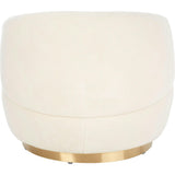 Flynn Faux Wool Swivel Chair