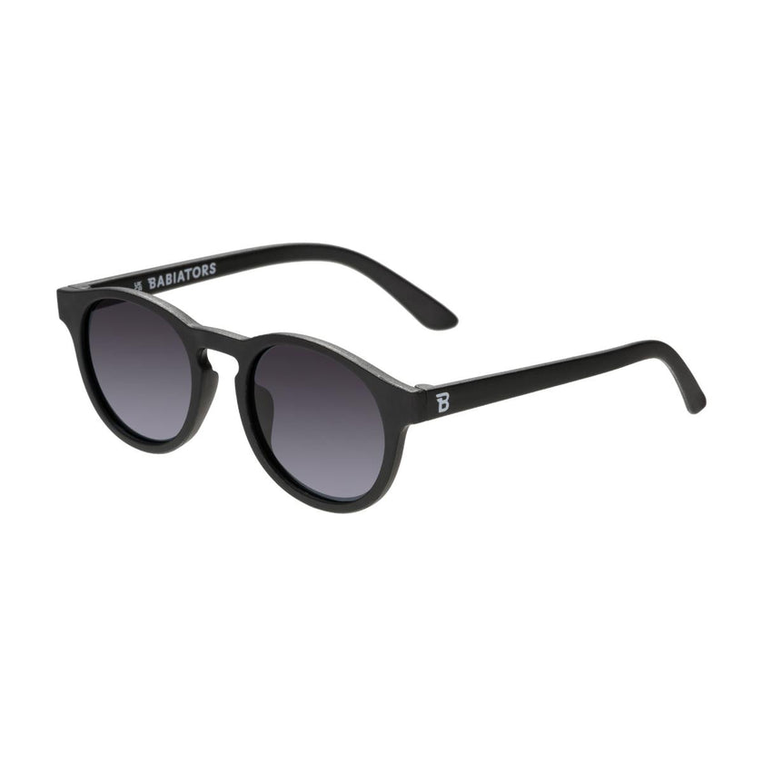 Polarized Keyhole Sunglasses: Jet Black