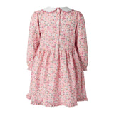 Floral Scalloped Collar Dress