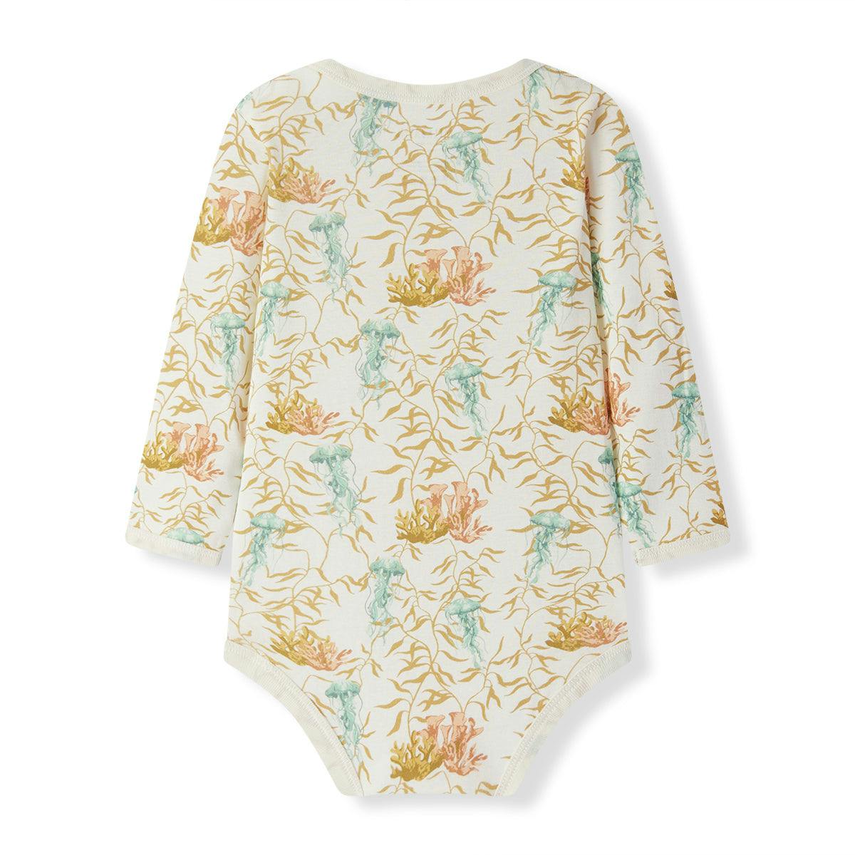 Under the Sea Organic Cotton Long Sleeve One Piece