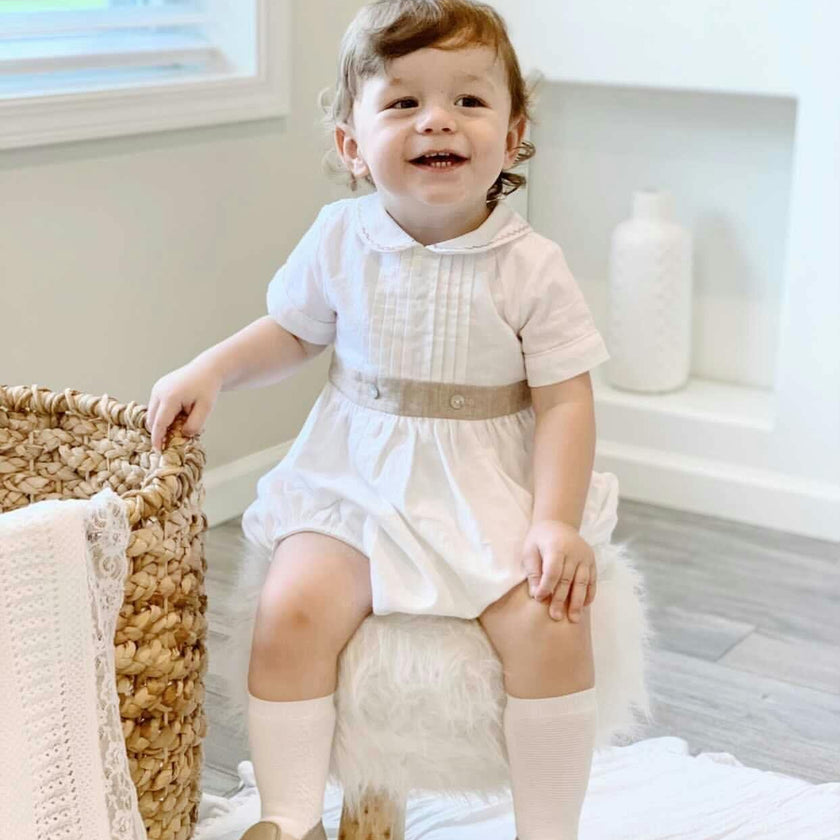 Ashton Linen Romper