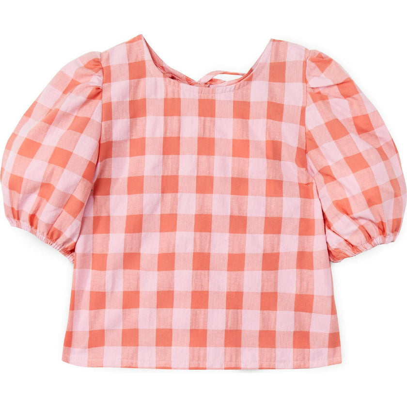 Mipounet SS26 Mirelle, Blouse Coral Pink
