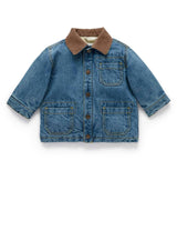 Denim Worker Jacket Mid Denim