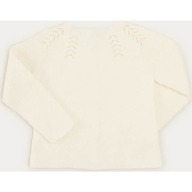 Openwork Cardigan In Cream (6mths-10yrs)