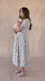 Amelie Dress in Floral Fields