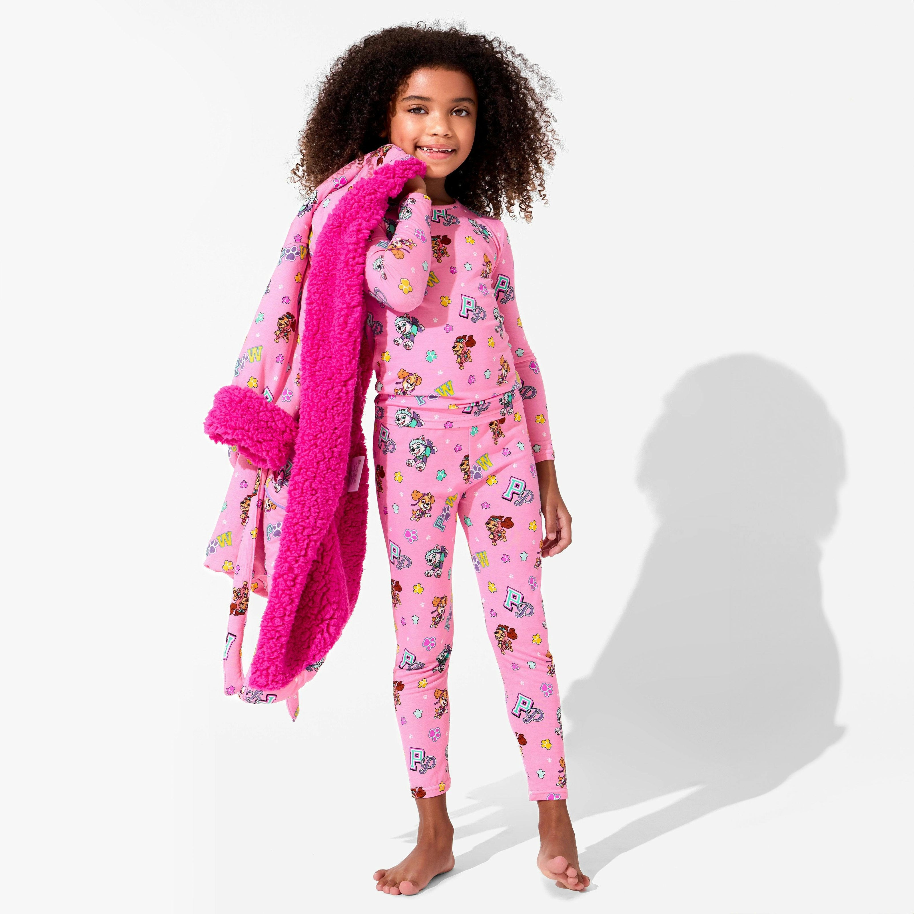 PAW Patrol: Varsity Pink Bamboo Kids Pajamas