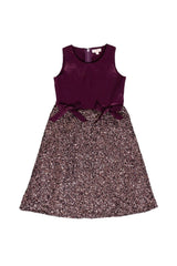 Mini Alexis Dress in Wine