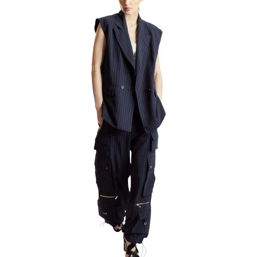 Pinstripe Vest