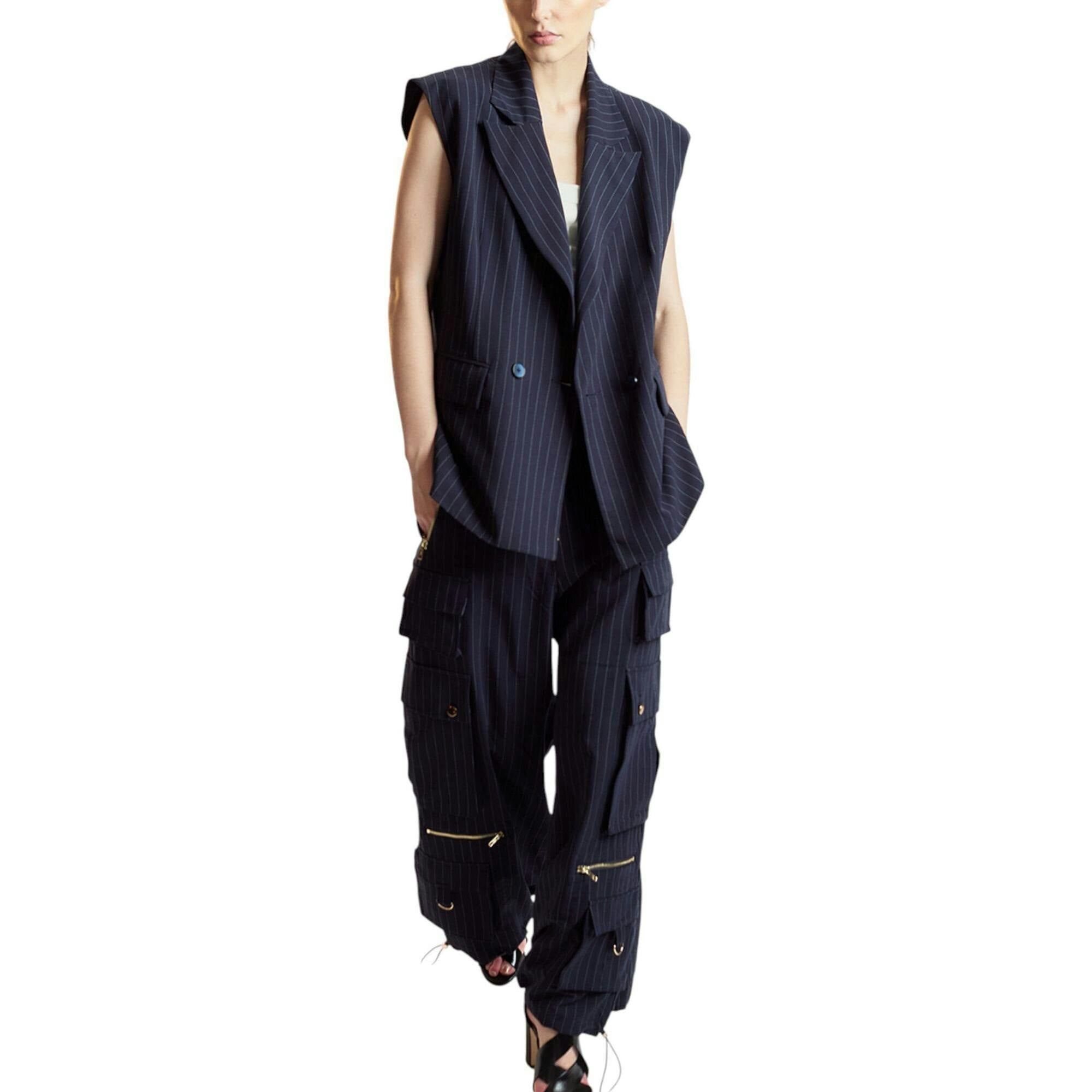 Pinstripe Vest