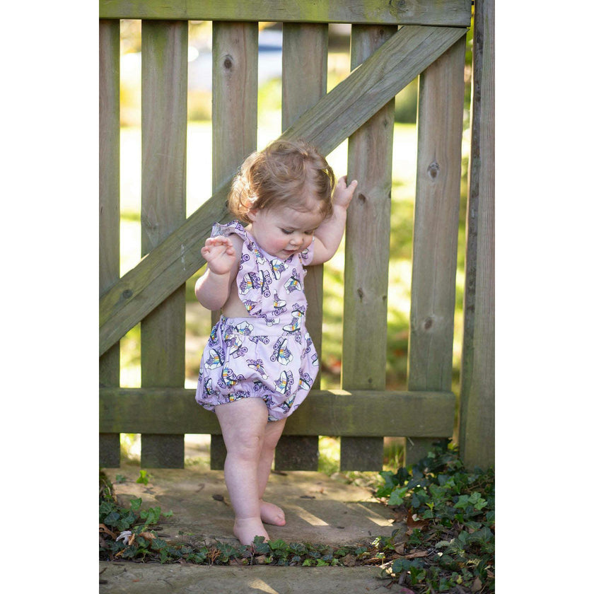 Bubble Romper in Roller Skates