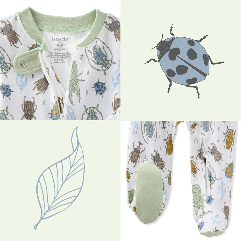 SCOUT Sleep & Play Baby Boys Pajamas