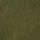 Olive Waffle Zipper Pajama