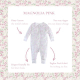 Zip up Pajama Magnolia Pink