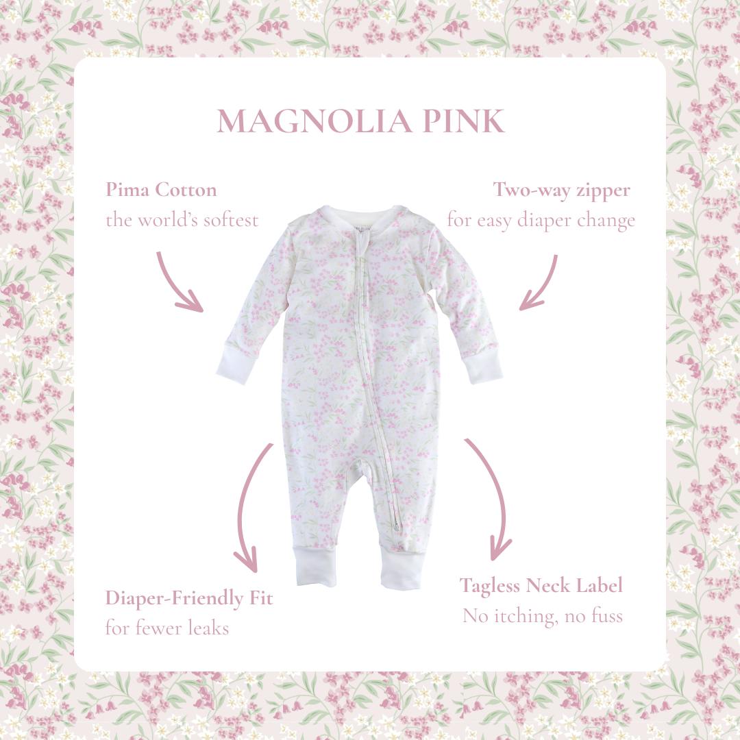 Zip up Pajama Magnolia Pink