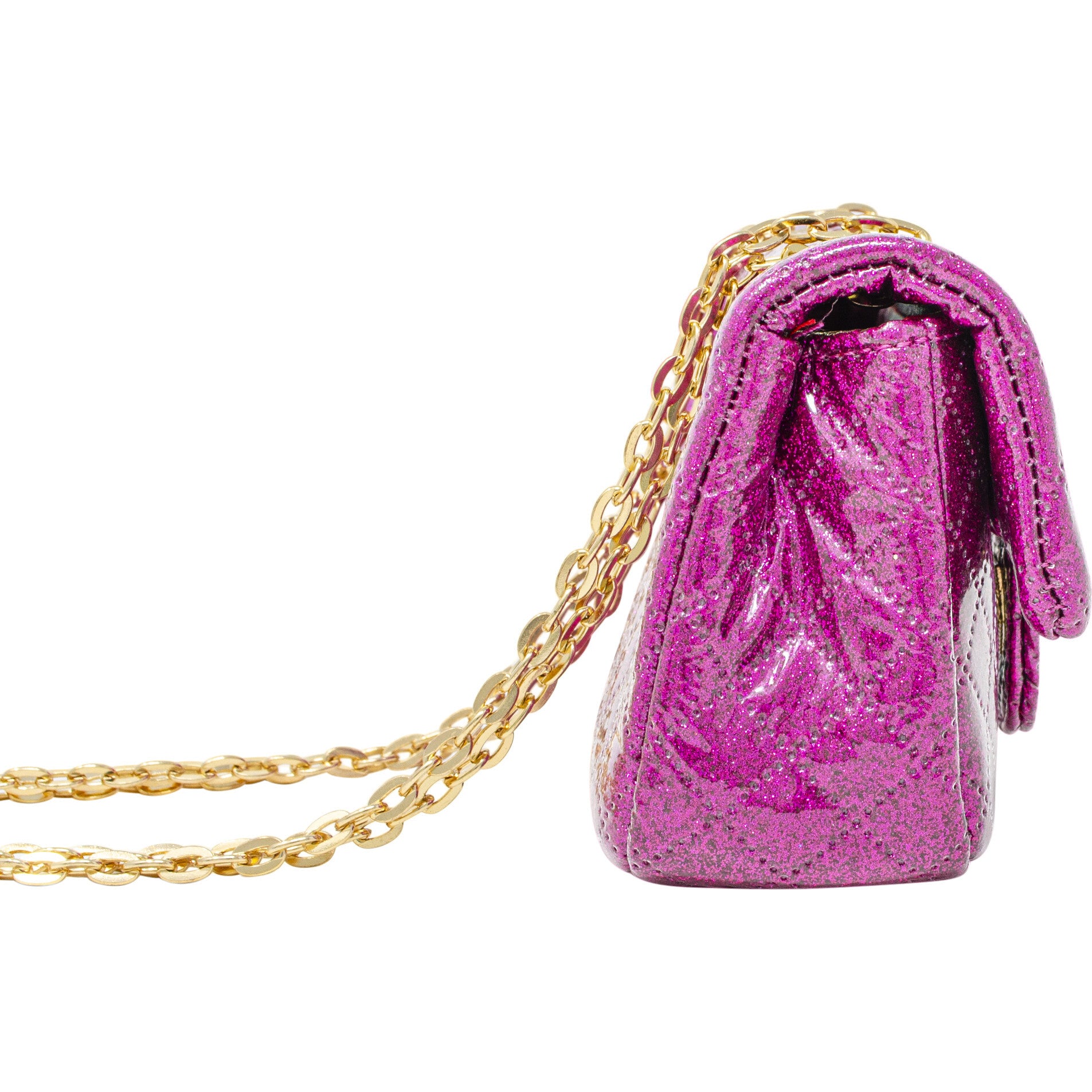 Classic Quilted Sparkle Mini Handbag