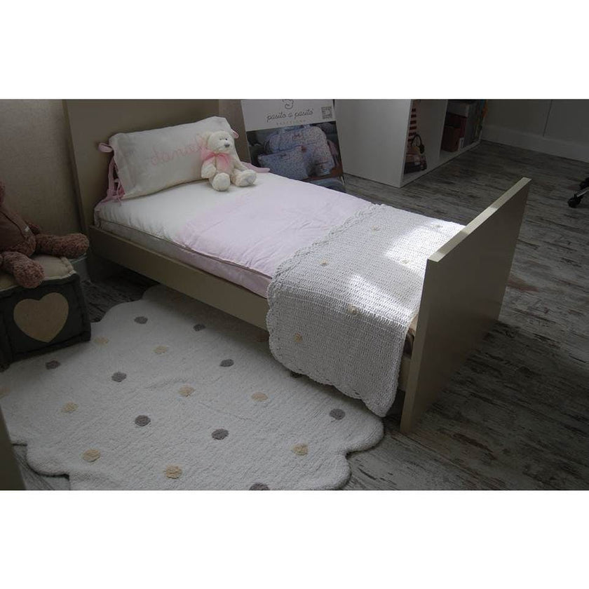 Biscuit Washable Rug